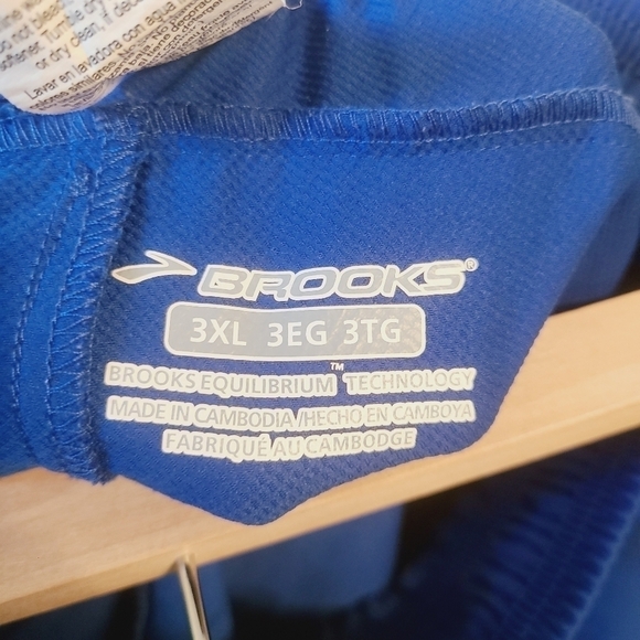 Brooks | Men's Windbreaker Athletic Track Pants w/ Ankle Zippers (Size 3XL) - Picture 2 of 13